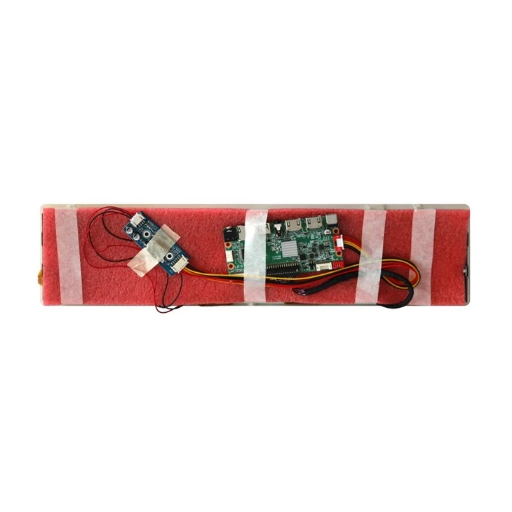 OEM 15.1inch Stretch Bar Type LCD Display With Touch Panel Screen