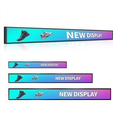 Monitor de exibição LCD tipo barra esticada ultra larga de 47,1 polegadas Sinalização digital de publicidade