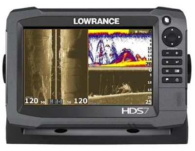 Personalize a tela sensível ao toque do Lowrance Fish Finder